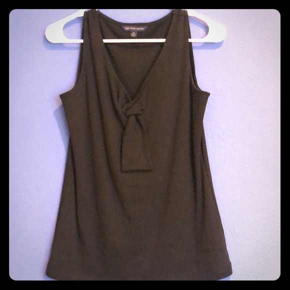 Brooks Brothers Tops - 🌸 3/$10 Black Brooks Brothers Front-Tie Tank
